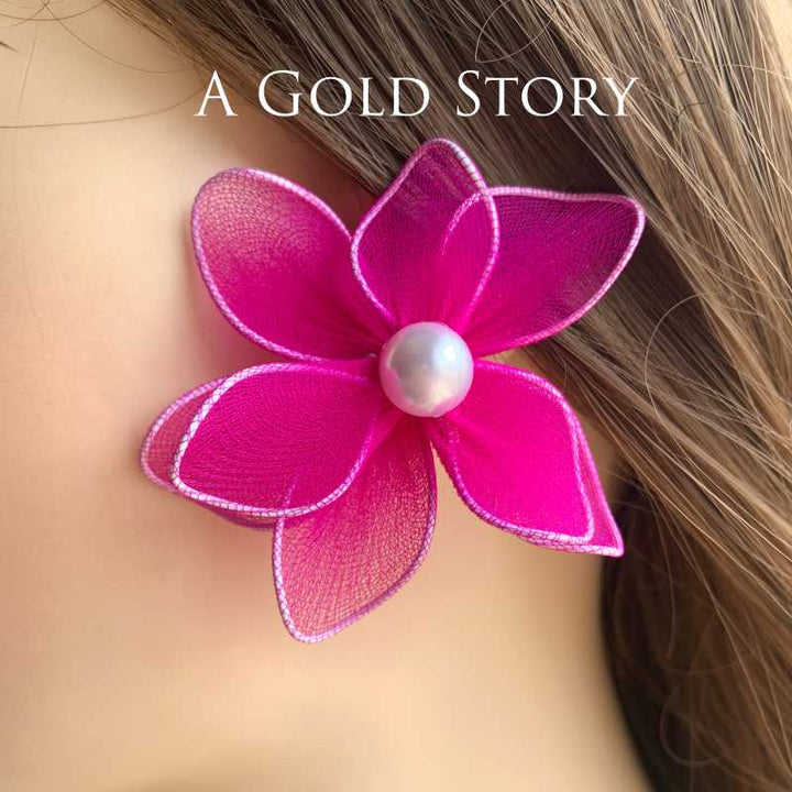 VIOLET EARRINGS PINK