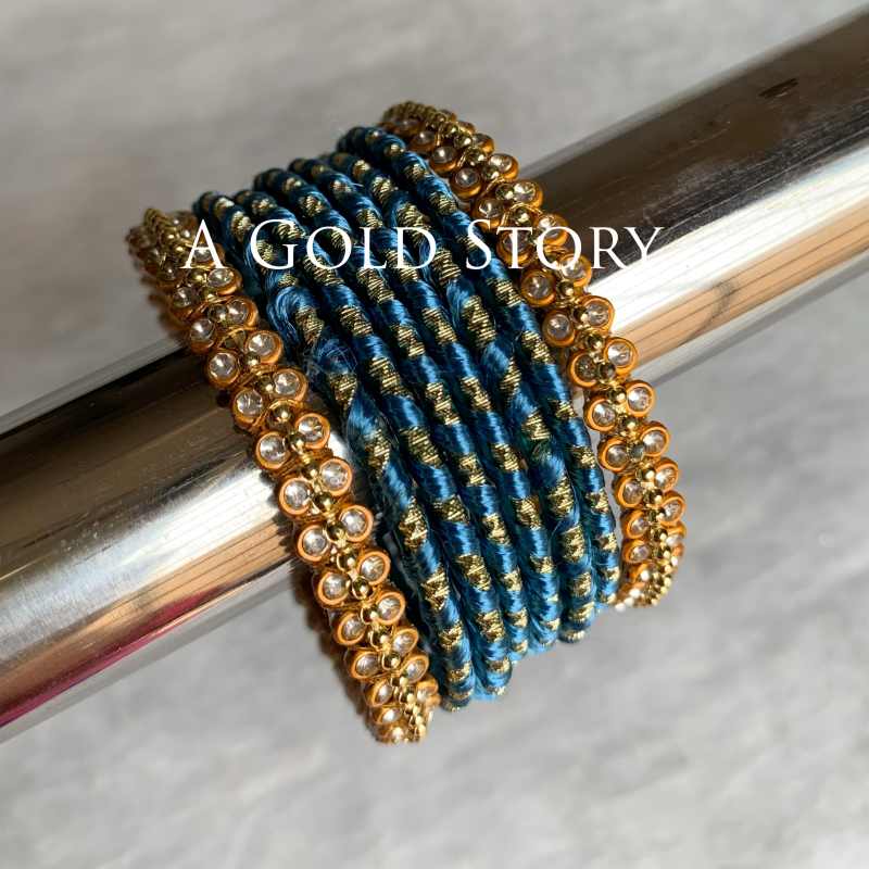 ALEENA BABY BANGLES TEAL