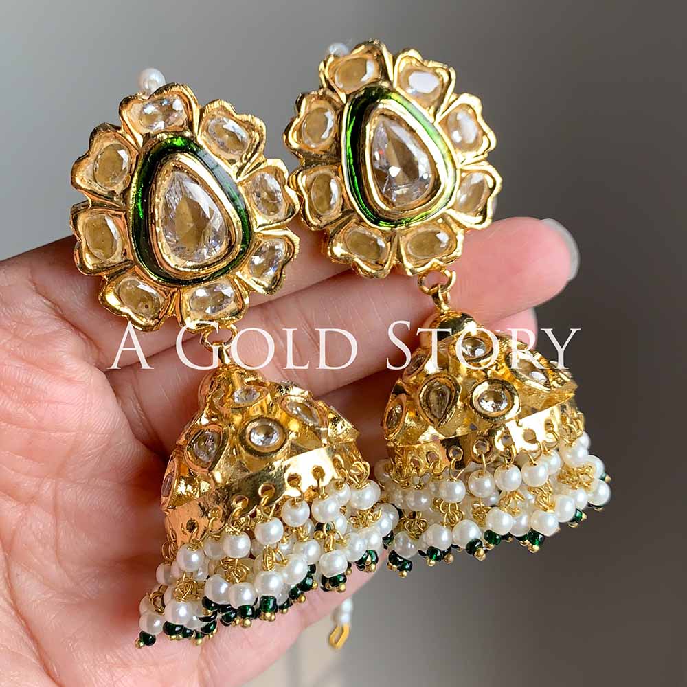 MALIKA JAHAN KUNDAN POLKI BRIDAL SET
