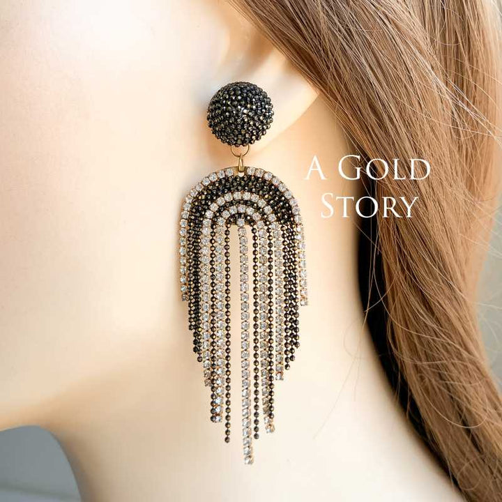 CHROMA EARRINGS BLACK
