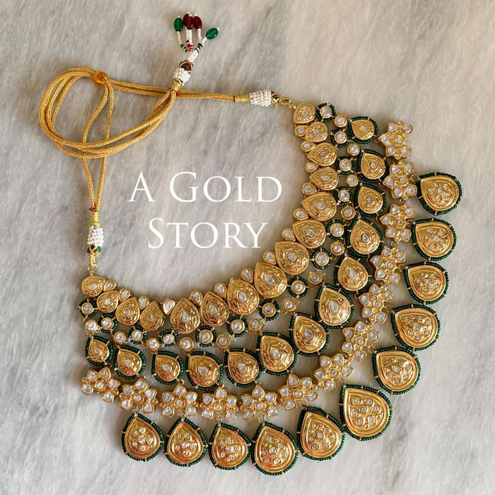 ABQURAH KUNDAN POLKI BRIDAL SET