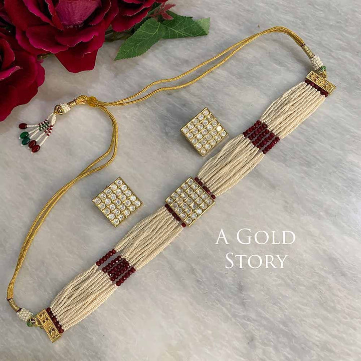 ANAMIKA SET MAROON
