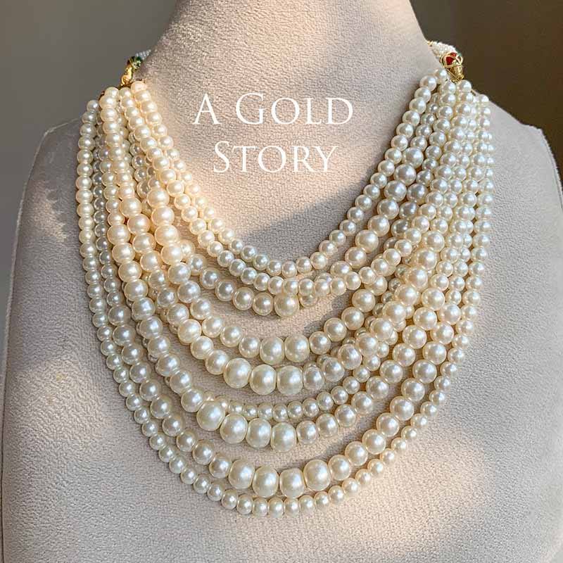 ALIA PEARL NECKLACE SET