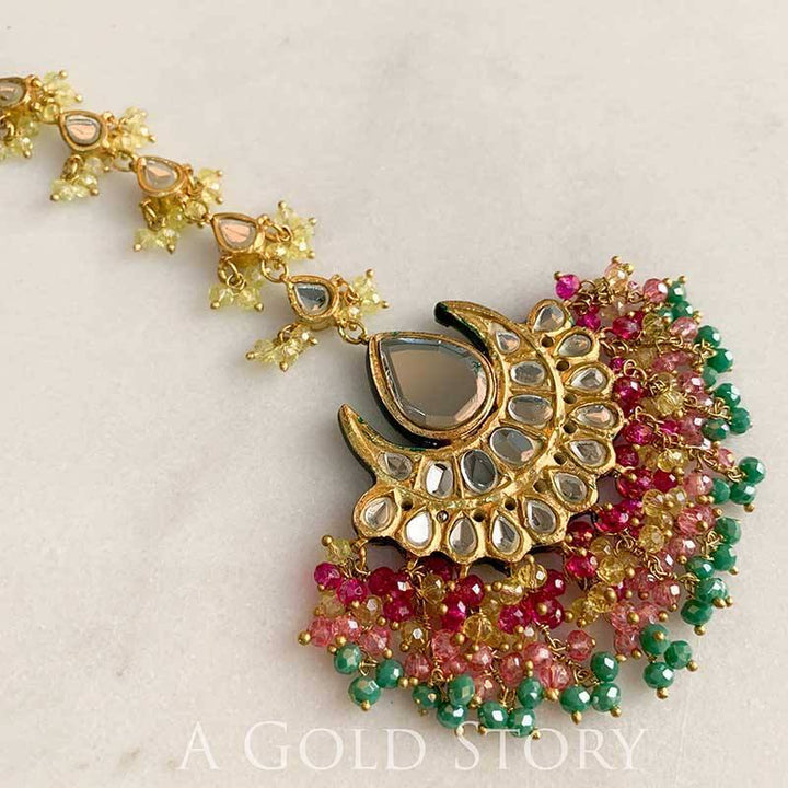 NOOR-E-JAAN EARRINGS AND TIKKA - A GOLD STORY