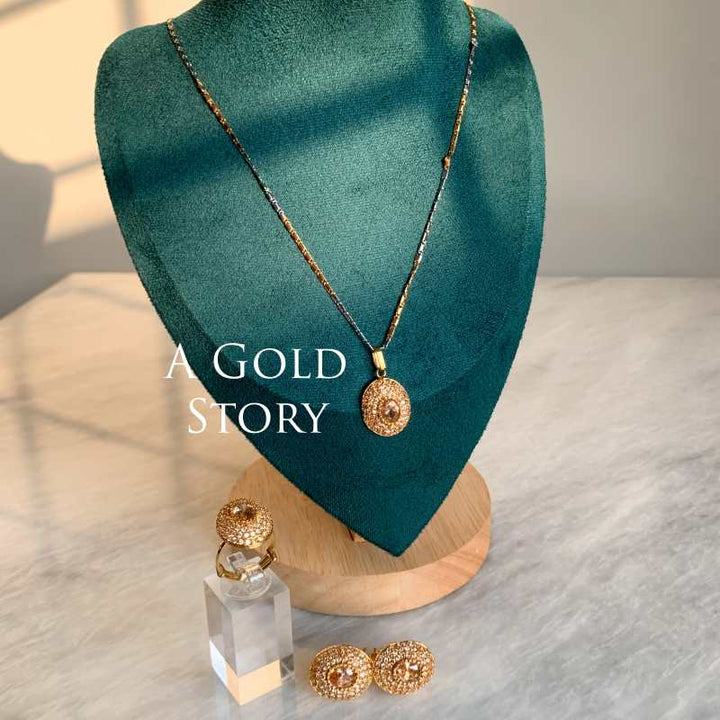 AFRA PENDANT SET CHAMPAGNE