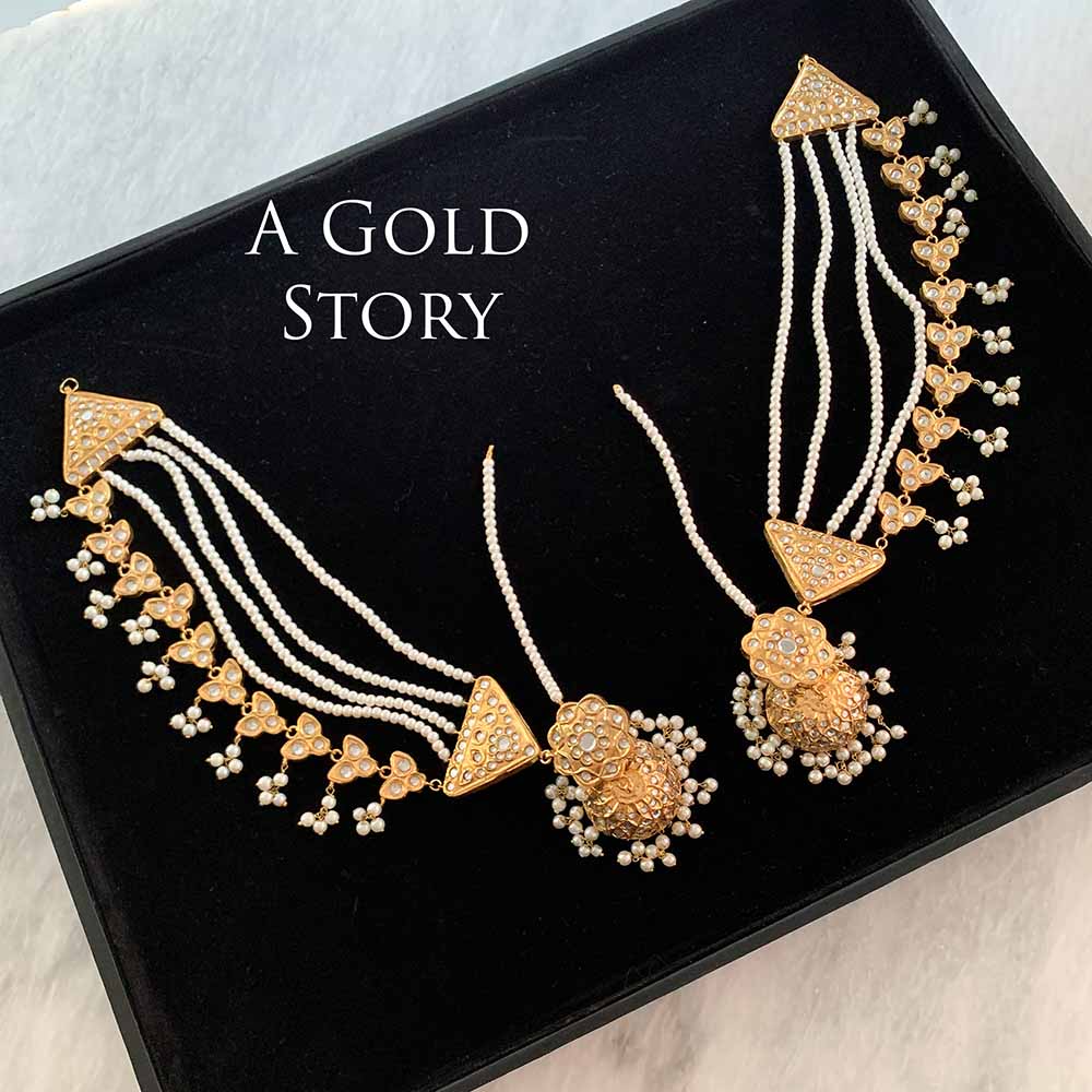 AFSANA JHUMKAY AND TIKKA SET