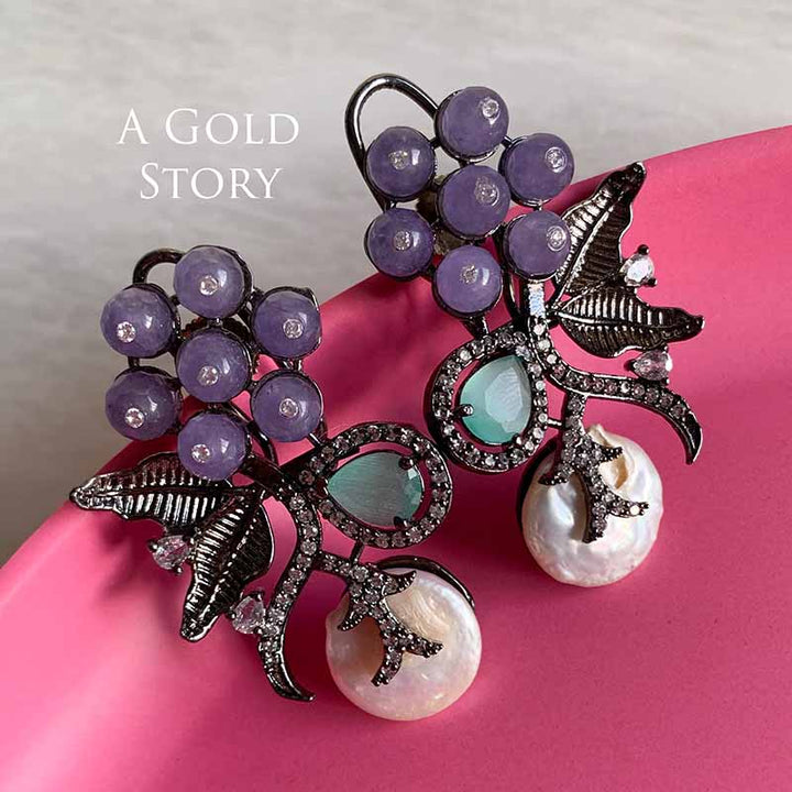 ISABELLA EARRINGS LILAC