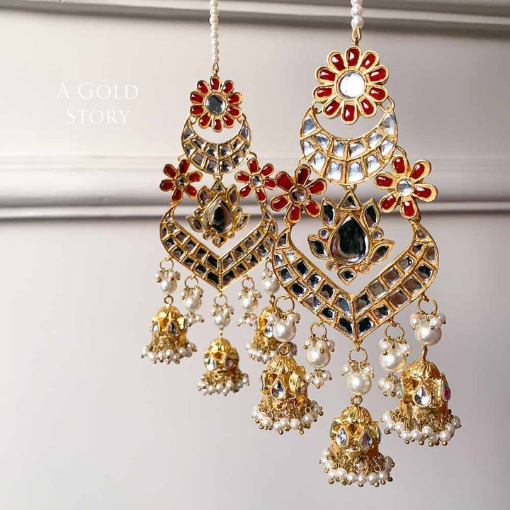 KAMALA KUNDAN EARRINGS