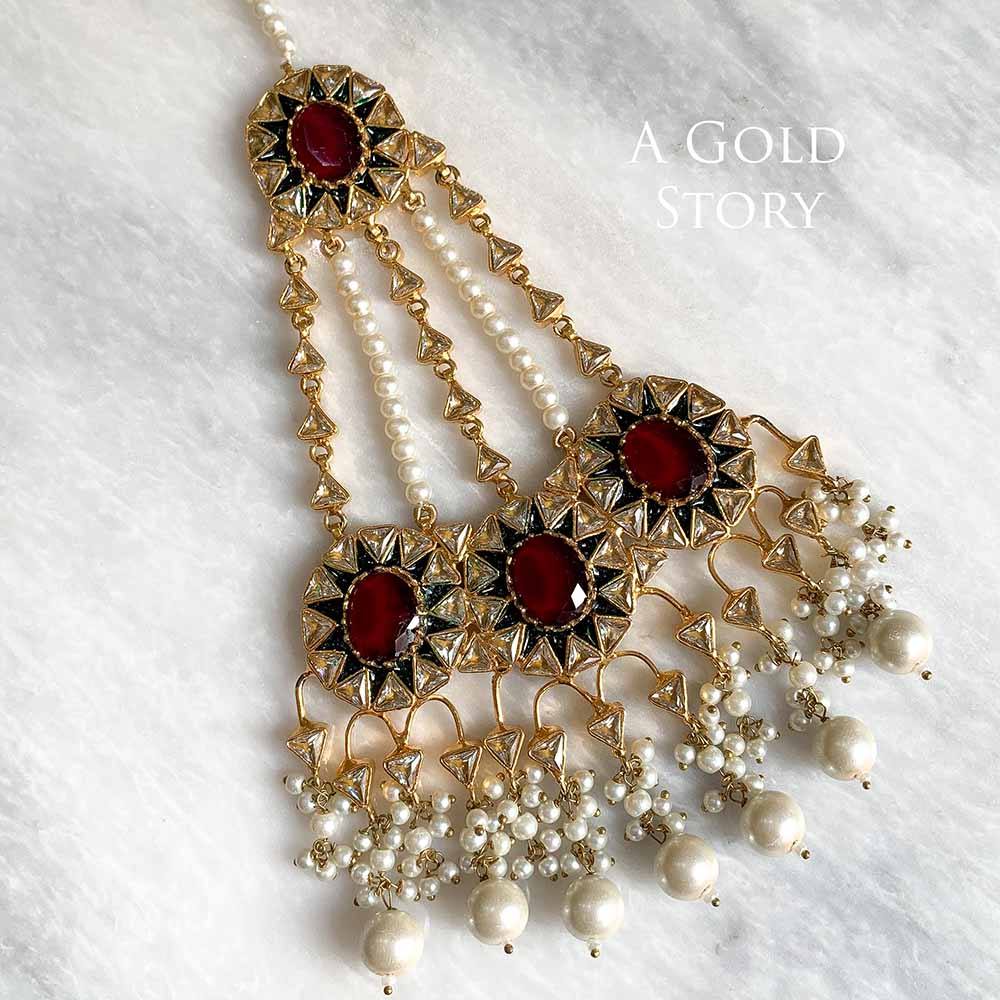 ANAYA BRIDAL SET RED