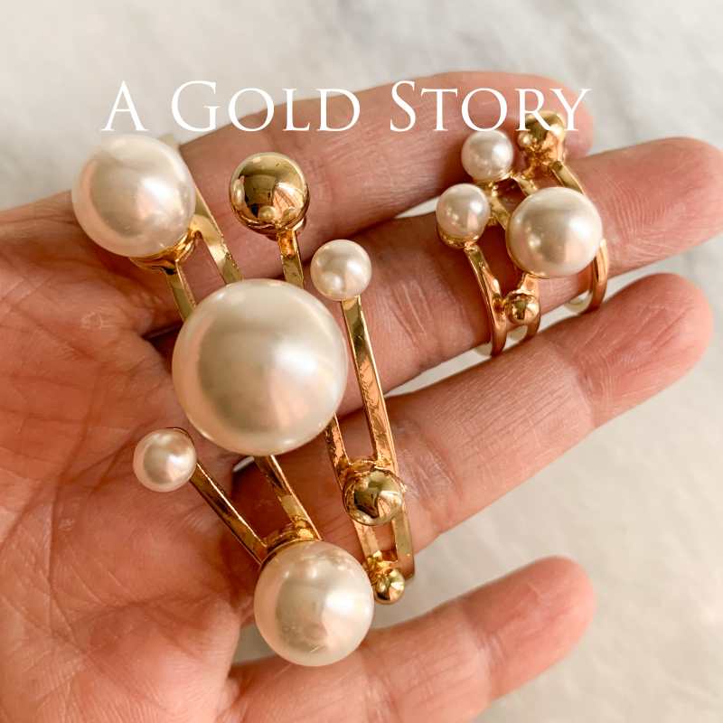 OLIVIA PEARL RING & BRACELTE SET