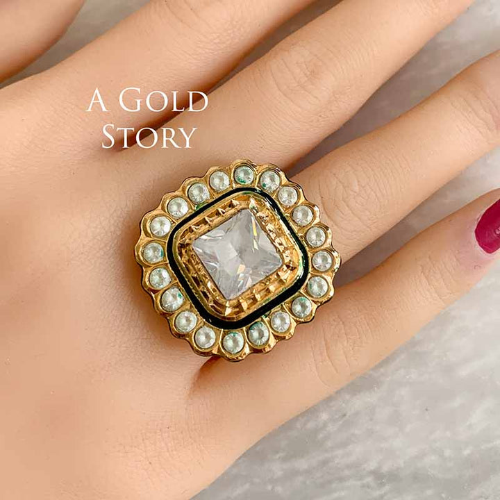 ANEESA KUNDAN RING