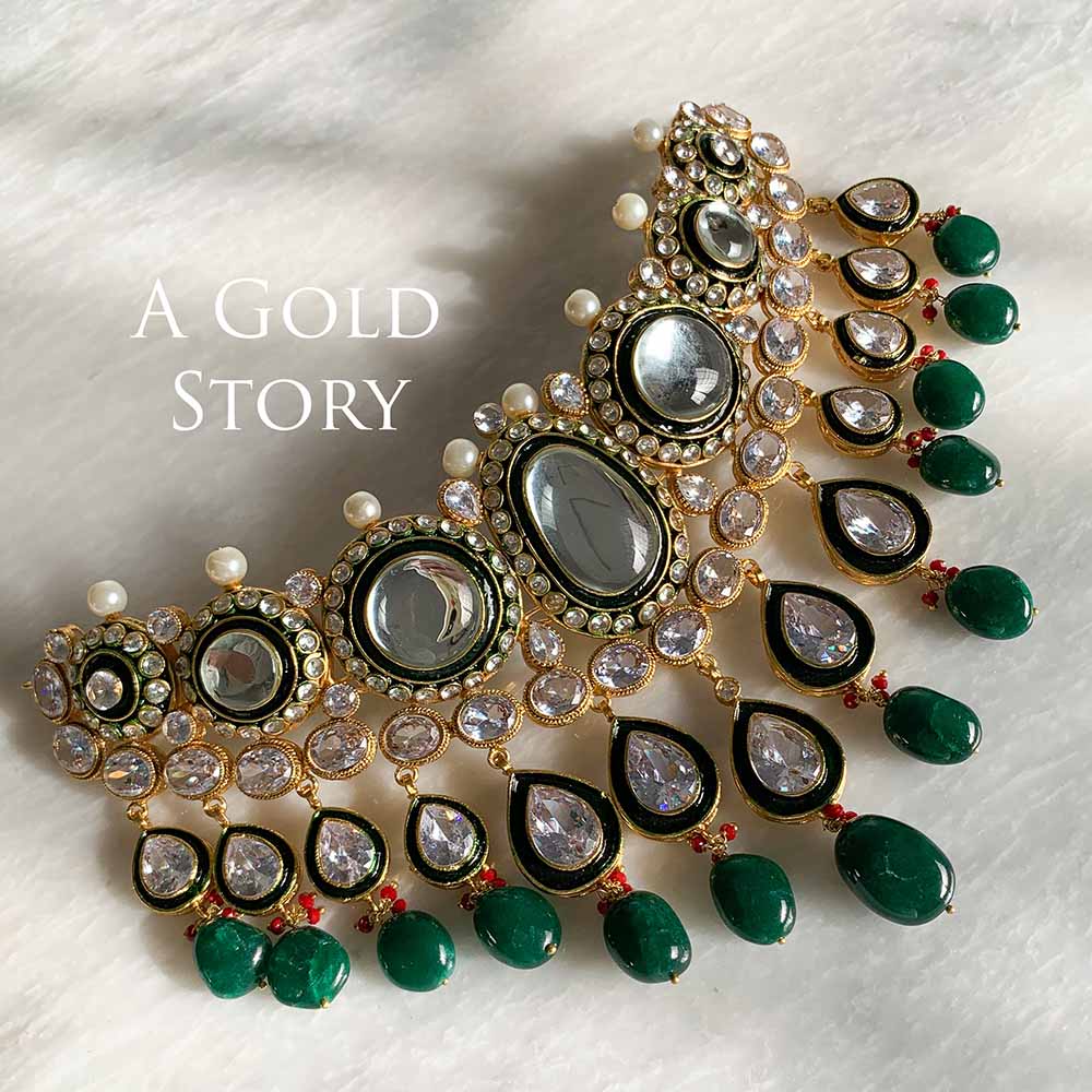 ADORINA BRIDAL POLKI SET