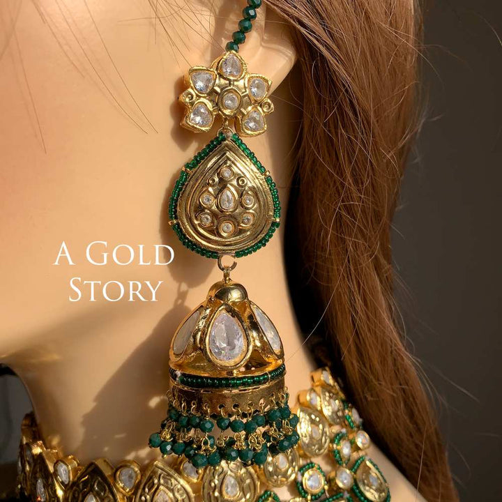 ABQURAH KUNDAN POLKI BRIDAL SET