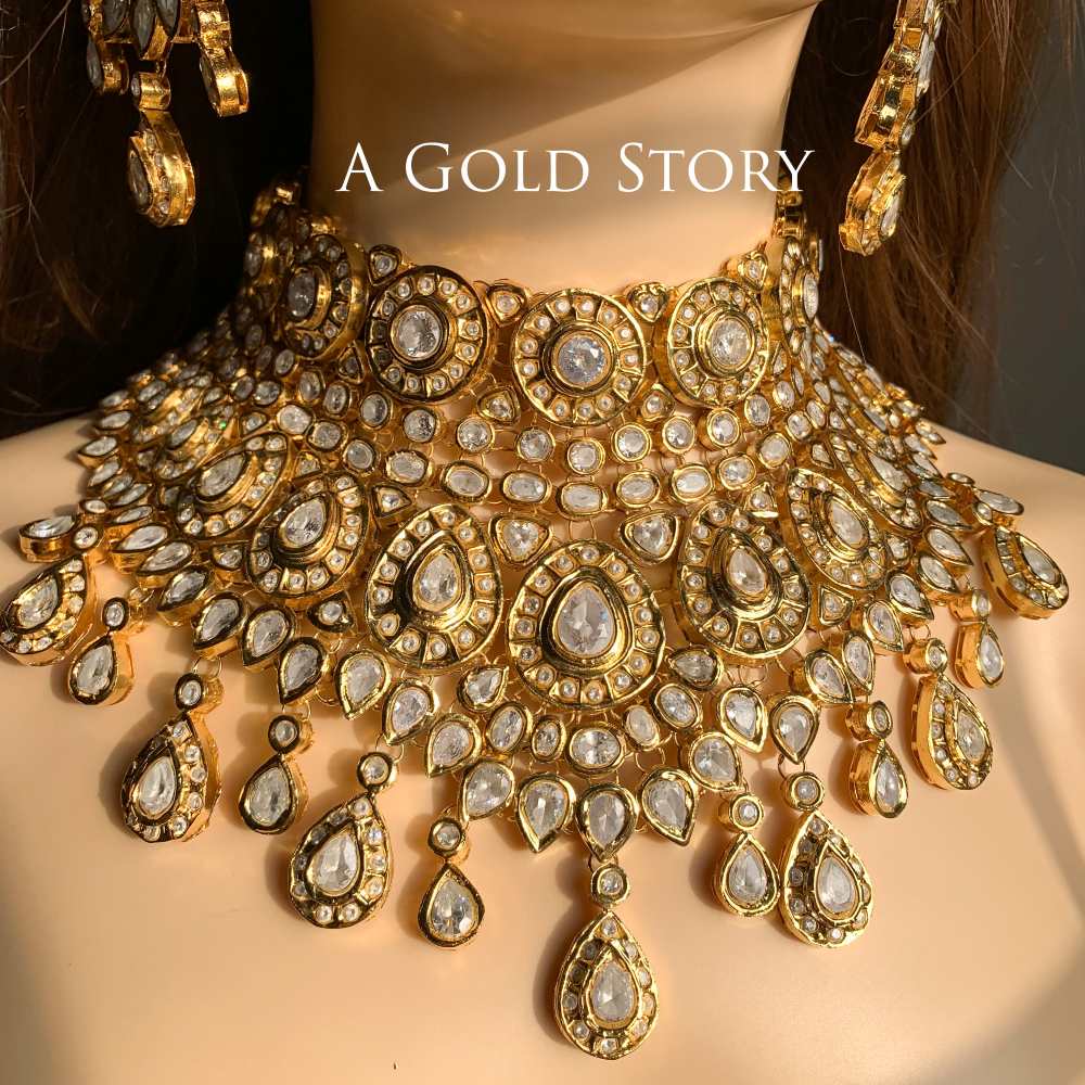 AARA KUNDAN POLKI BRIDAL SET