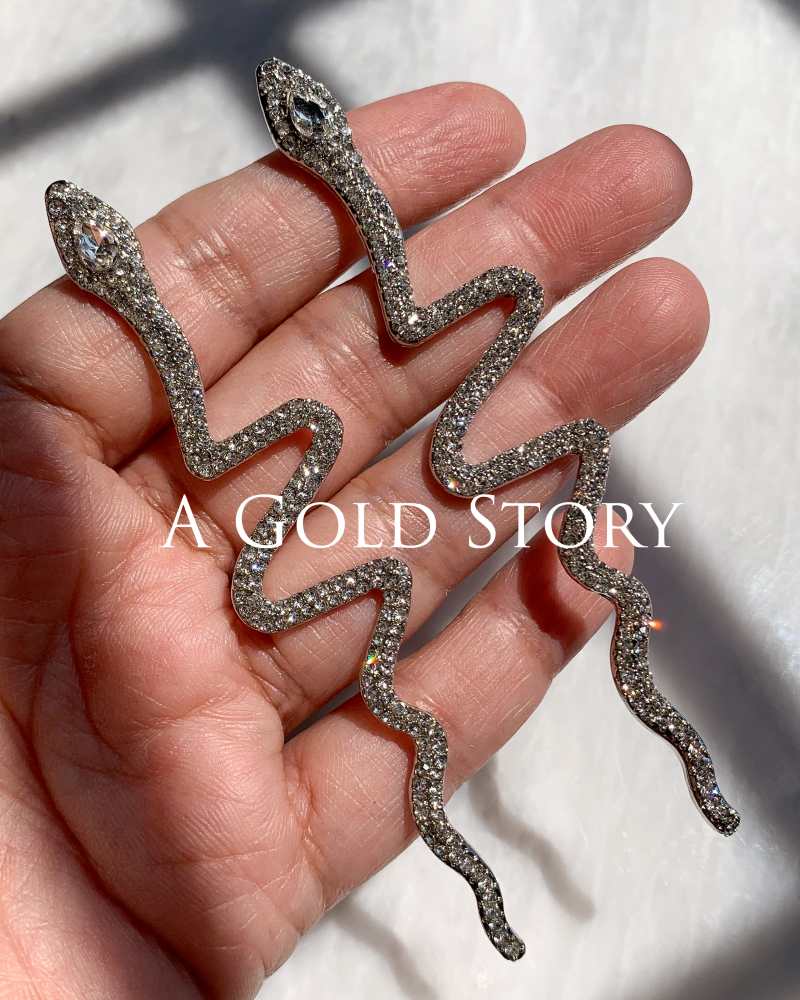 MEDUSA EARRINGS SILVER
