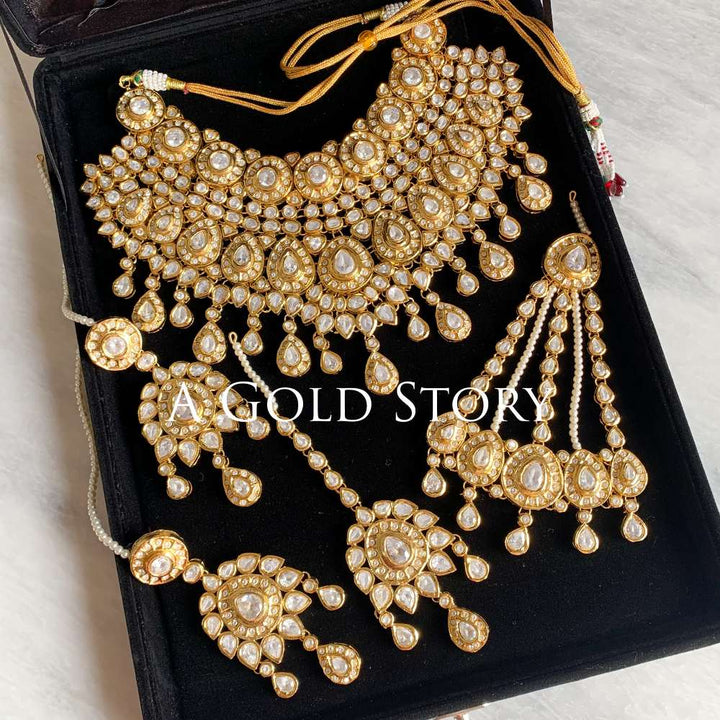 AARA KUNDAN POLKI BRIDAL SET