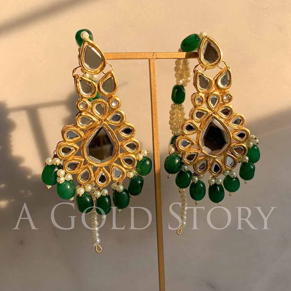 SIMA KUNDAN EARRINGS - A GOLD STORY