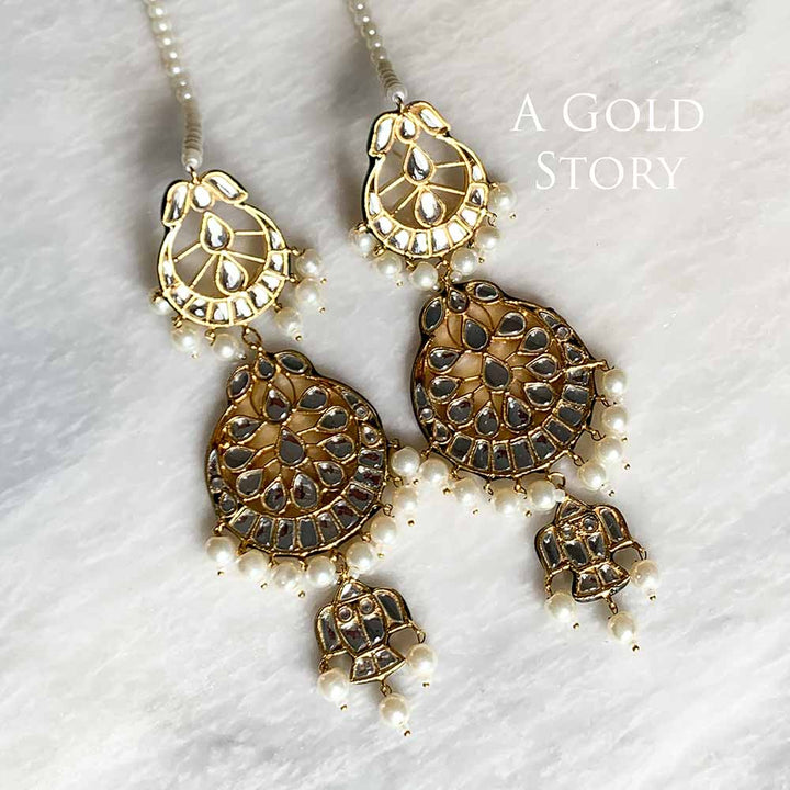 AZITA KUNDAN EARRINGS