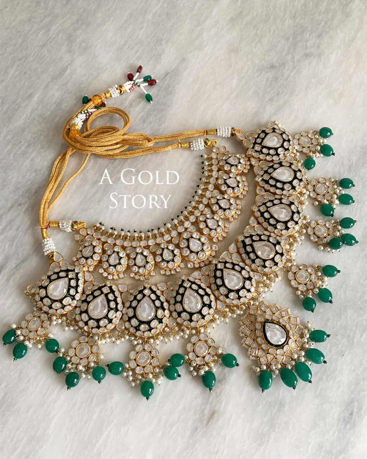 RANI JAAN KUNDAN POLKI BRIDAL SET