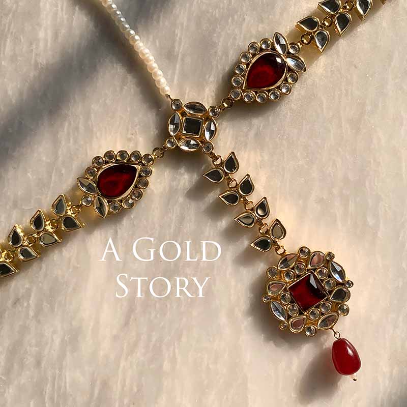 LARAIB SHEESHPHOOL RED