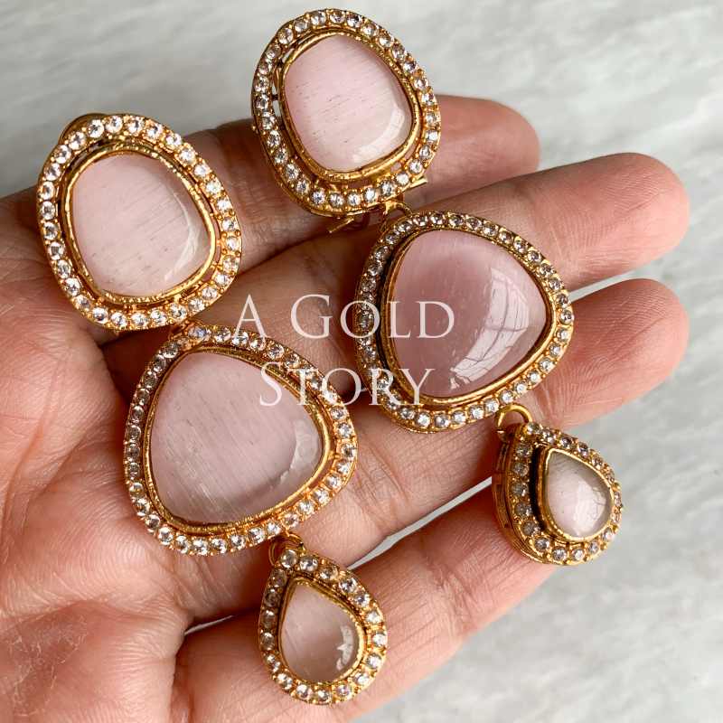 ANABIA EARRINGS PINK