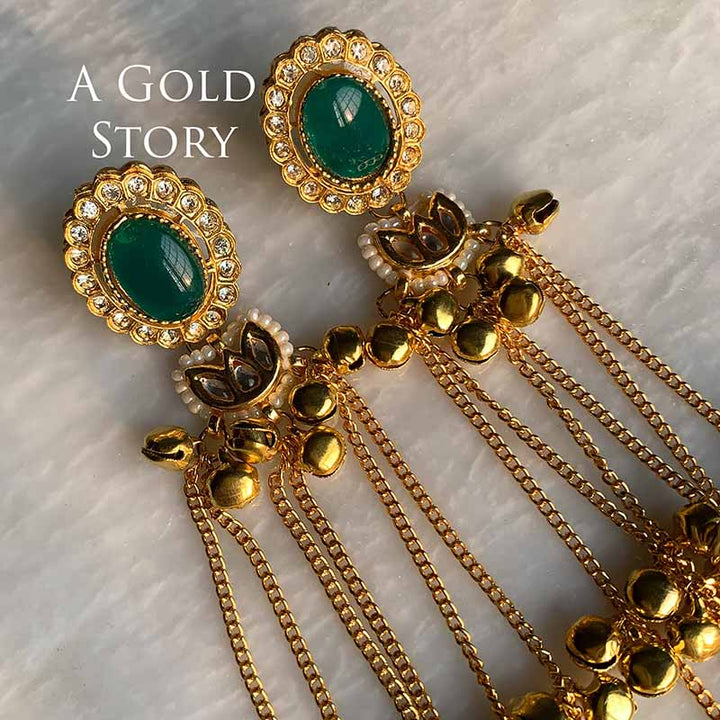 ZAINAB EARRINGS GREEN