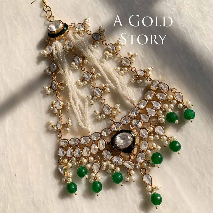 AANIYA KUNDAN POLKI BRIDAL SET