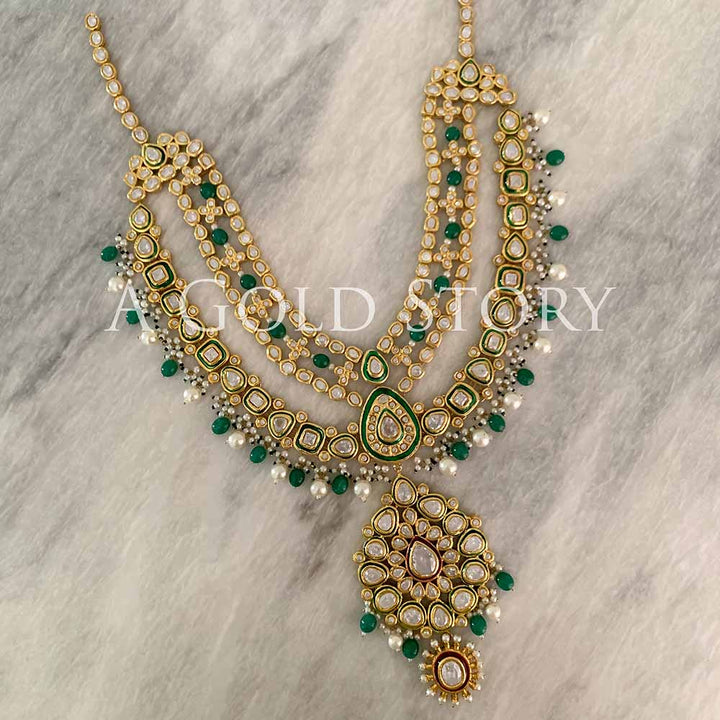 ARJUMAND KUNDAN POLKI BRIDAL SET