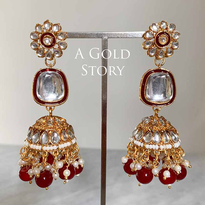 MEHAR MAALA SET MAROON