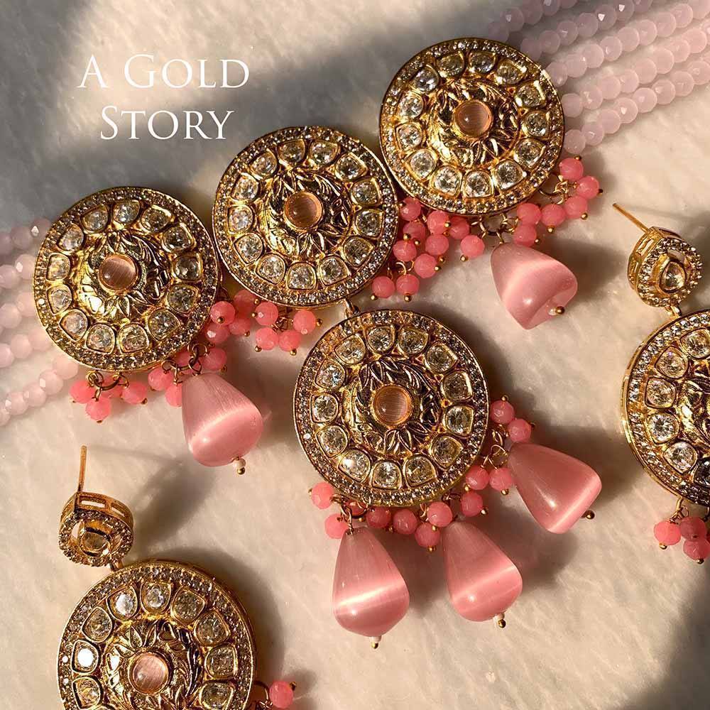 SHREYA CHOKER SET PINK
