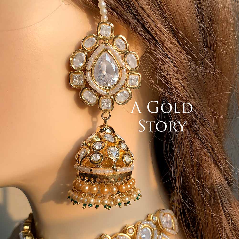 ANDALAH BRIDAL KUNDAN POLKI SET