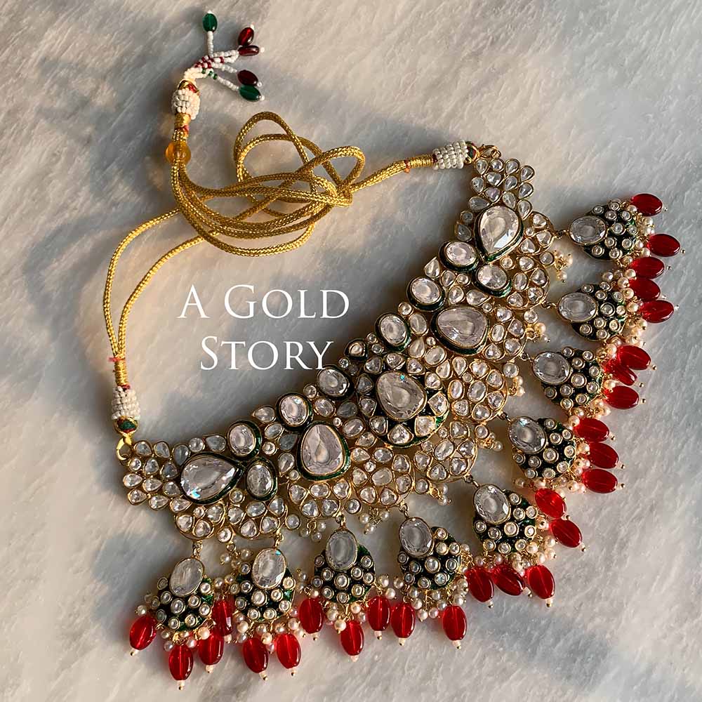 AAFIRA KUNDAN POLKI BRIDAL SET