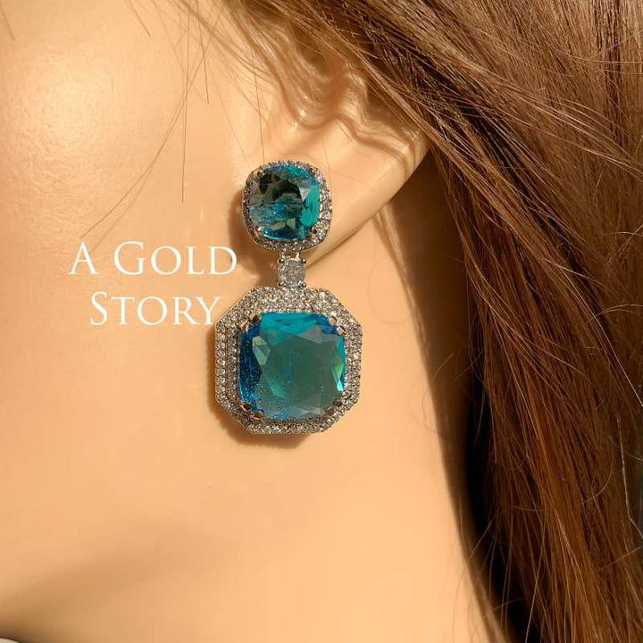 ADIMU EARRINGS OCEAN BLUE