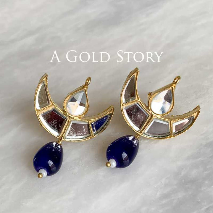 MERA CHAND EARRINGS BLUE