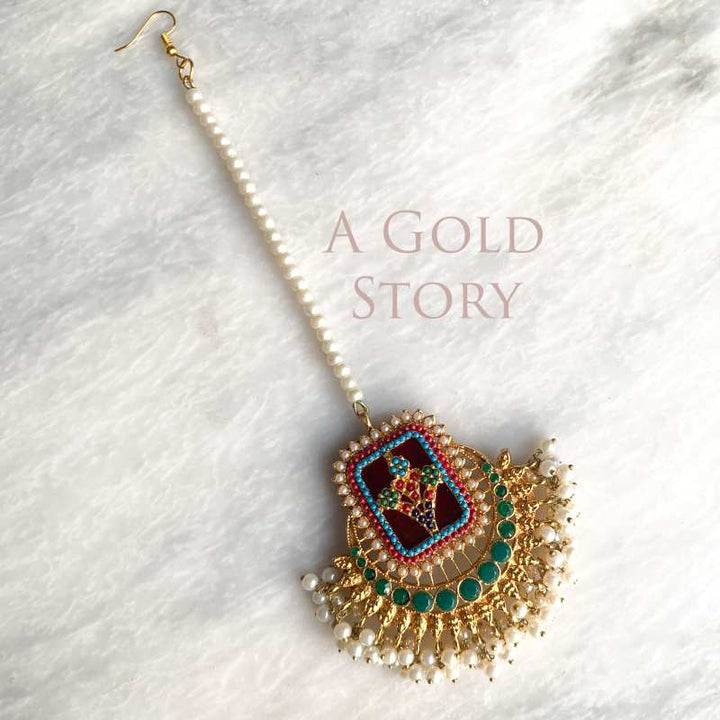 FRIDA EARRINGS AND TIKKA RED