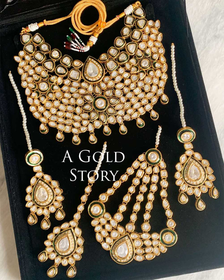 MAHIRA KUNDAN POLKI BRIDAL SET