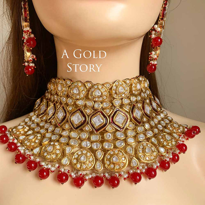 ALISHBA BRIDAL POLKI KUNDAN SET