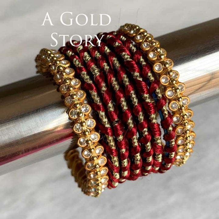 ALEENA BABY BANGLES MAROON
