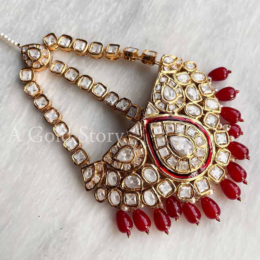 SUNAKSHI KUNDAN POLKI BRIDAL SET