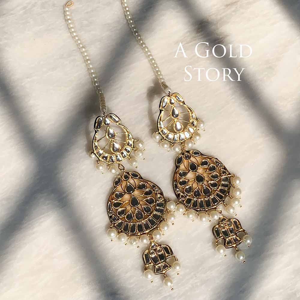 AZITA KUNDAN EARRINGS