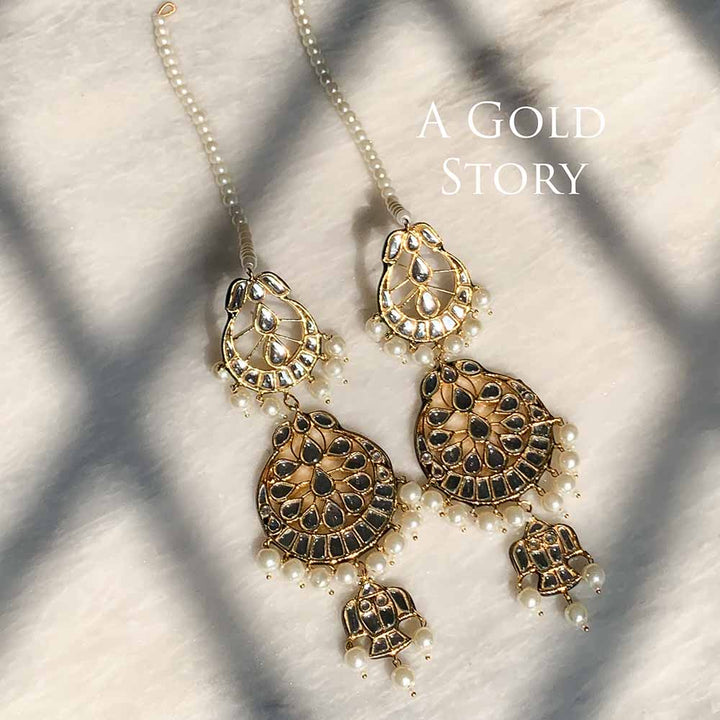 AZITA KUNDAN EARRINGS