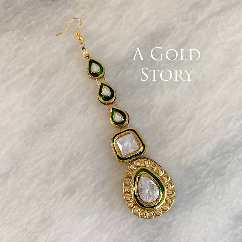 AZMIA KUNDAN POLKI NECKLACE SET