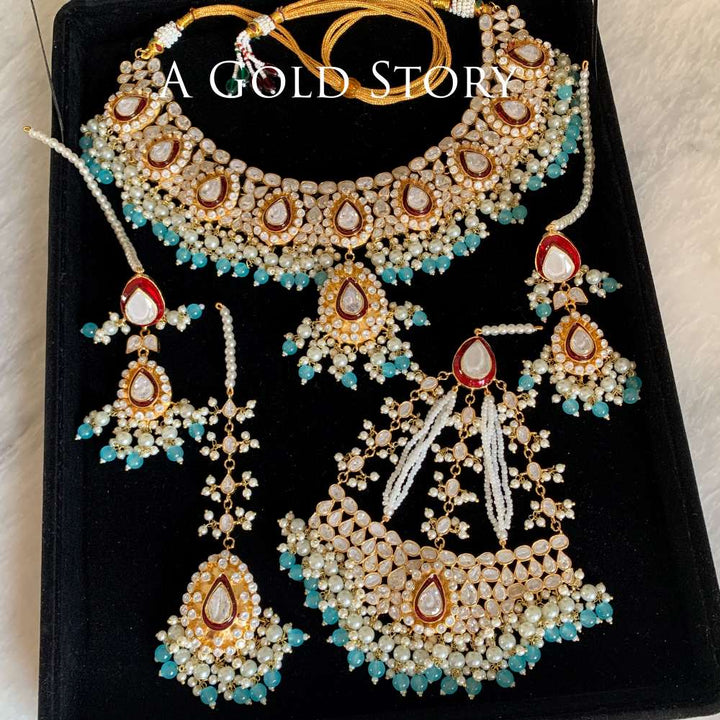 MAHI KUNDAN POLKI BRIDAL SET