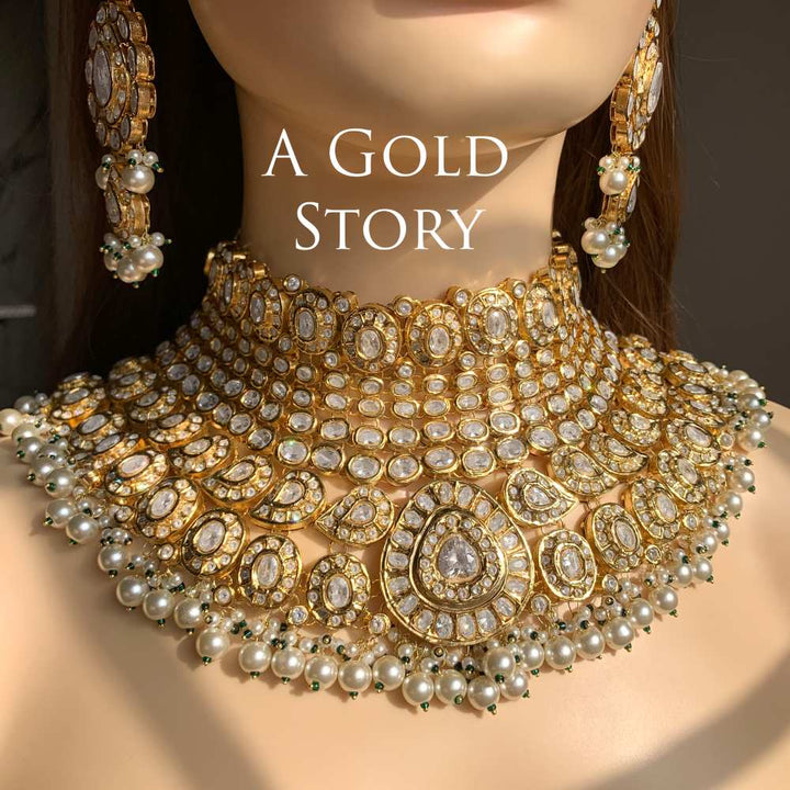 DIVIYA KUNDAN POLKI BRIDAL SET