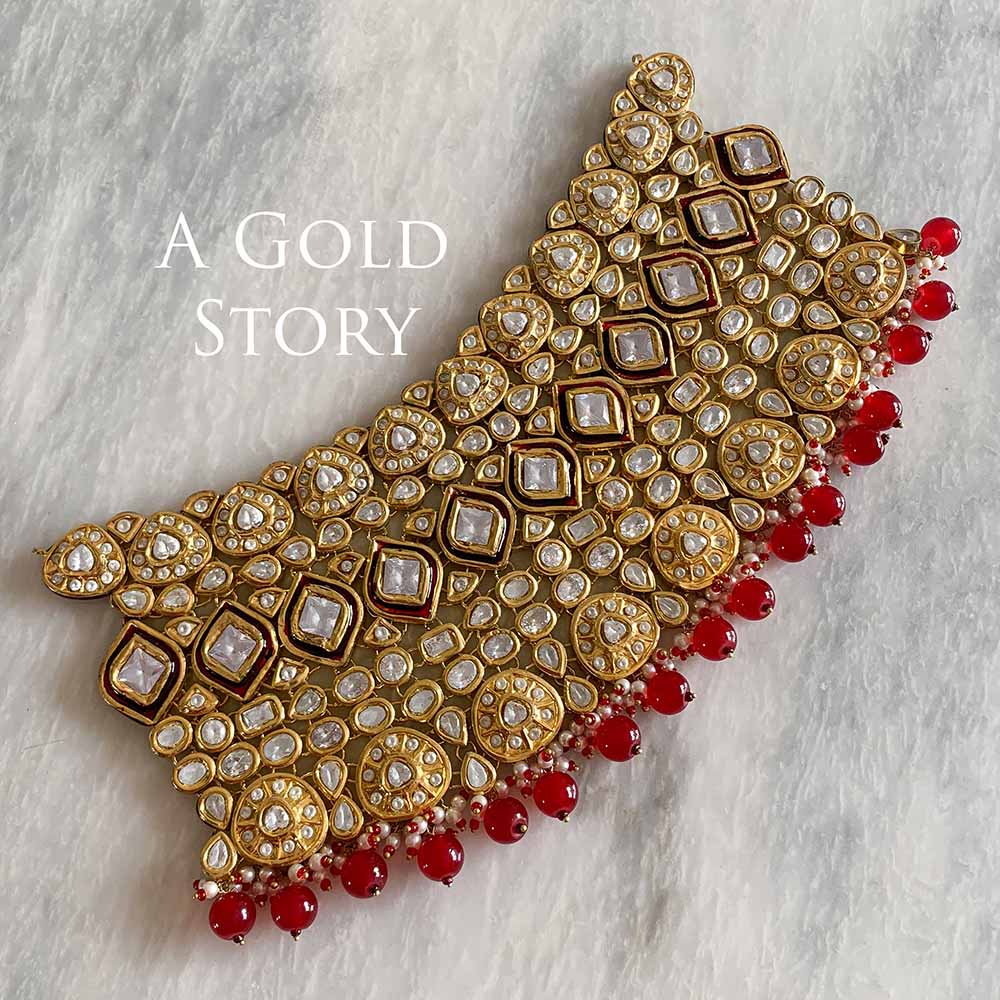 ALISHBA BRIDAL POLKI KUNDAN SET
