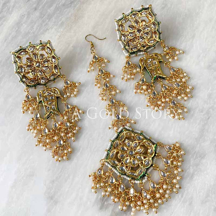 AZITA KUNDAN EARRINGS