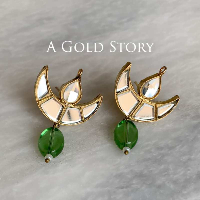 MERA CHAND EARRINGS MINT