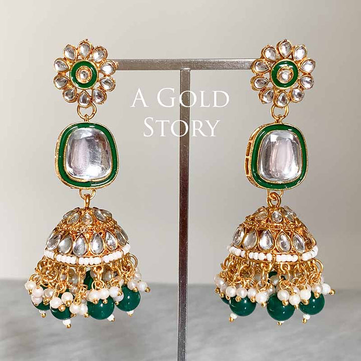 MEHAR MAALA SET EMERALD GREEN