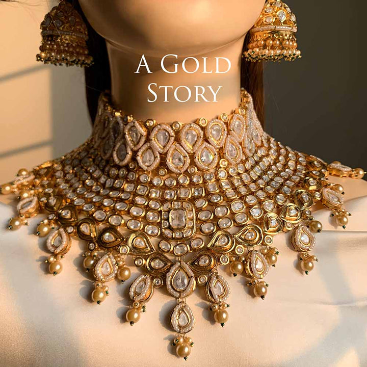 ANDALAH BRIDAL KUNDAN POLKI SET