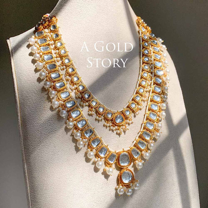 MEHAR MAALA SET PEARL
